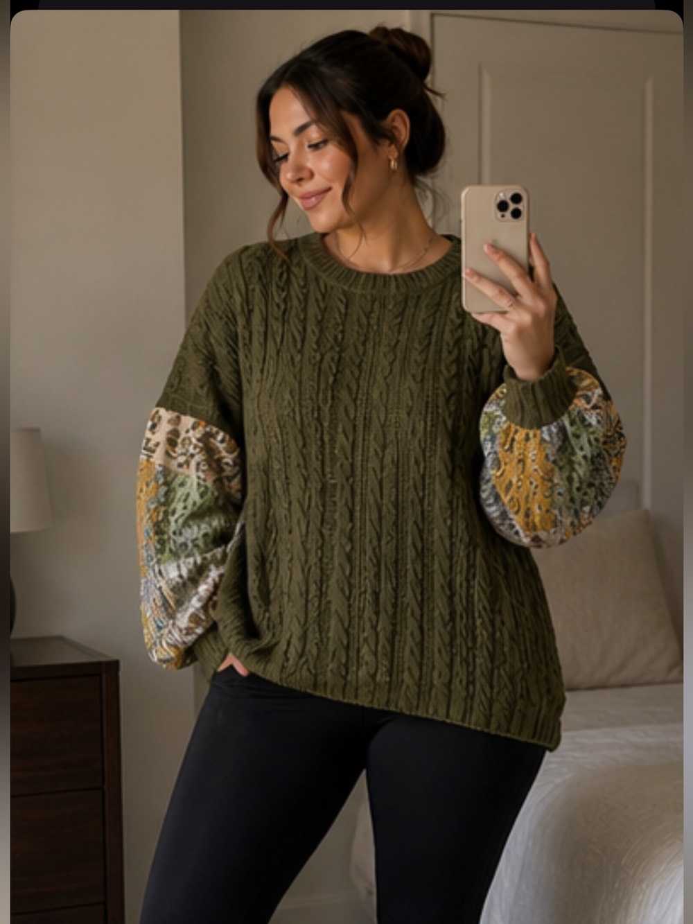 Green sweater